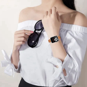 สายนาฬิกาหนังแท้ขนาด38/40มม. 42/45มม. สำหรับ Apple iWatch 7/6/5/4/3/2/1 - Product Image 6