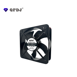 Ventilador de Refrigeración QFDJ DC de 20 Pulgadas, 12V, Aspas de Plástico Negro, Flujo Axial - Product Image 2