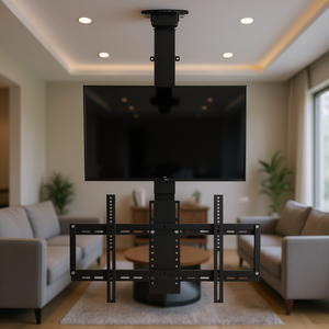 Soporte de Techo Motorizado Eléctrico para TV de 32-55 Pulgadas, VESA Máx. 24 x 16, Capacidad de 120 Libras, Soporte Ajustable Abatible de Acero - Product Image 2