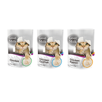 Nourriture humide pour chats de qualité supérieure - Poulet, morue, lapin - Haute teneur en protéines - Sans ingrédients artificiels - Santé digestive - Prise de masse musculaire