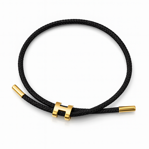 Bracciale elastico per capelli con chiusura in metallo oro elegante e resistente per coda di cavallo accessorio di moda per le donne e le ragazze - Product Image 2