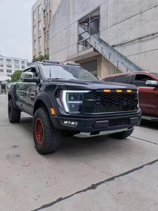 ชุดแต่งคุณภาพสูงสำหรับ Ranger T6-T8 ปี 2012-2021 อัพเกรดเป็นรุ่นปี <span class=keywords><strong>2022</strong></span> F150 <span class=keywords><strong>Raptor</strong></span> สำหรับกันชนหน้า Ford Ranger กันชนเหล็ก บังโคลนเหล็ก - Product Image 1