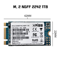 SSD Internal XRISS M.2 2242 NGFF 128GB 256GB 512GB 1TB, Hard Disk SSD M.2 2242 NGFF 1TB