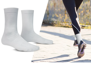 Chaussettes de sport unisexes respirantes HNK Ingenuity Series Crew Ankle Socks pour la course à pied, <span class=keywords><strong>l</strong></span>'entraînement en plein air, le quotidien et les loisirs, lot de 1 - Product Image 2