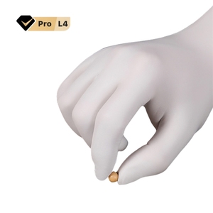 Super Maxcare, par médico sin polvo, máquinas dentales desechables, guantes de látex de polietileno estériles de nitrilo Evolve de colores - Product Image 1
