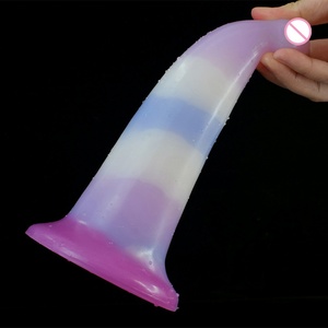 YOCY 17.5cm Dual Layer Silicone <b>Dildo</b> with Suction Cup Anal Plug Animal Colorful Penis for Women Men LGBQT - Product Image 6