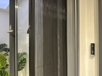 Fenêtre à battant en aluminium au design moderne personnalisée cadre en alliage d'aluminium maille horizontale cachée pliante pour chambre à coucher extérieure