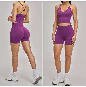 <span class=keywords><strong>Abbigliamento</strong></span> da allenamento personalizzato in tinta unita <span class=keywords><strong>abbigliamento</strong></span> Yoga da <span class=keywords><strong>donna</strong></span> <span class=keywords><strong>abbigliamento</strong></span> sportivo Fitness Yoga <span class=keywords><strong>abbigliamento</strong></span> da palestra <span class=keywords><strong>sostenibile</strong></span> set Fitness da <span class=keywords><strong>donna</strong></span> - Product Image 5