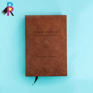 Carnet <span class=keywords><strong>de</strong></span> notes/agenda personnalisé en cuir PU avec couverture rigide et 100 feuilles pour l'écriture - Product Image 2