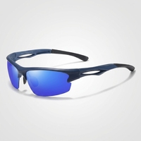 Lunettes de soleil de sport polarisées de luxe 6916 avec protection UV400 pour hommes, idéales pour une utilisation prolongée lors de courses intenses ou de randonnées.