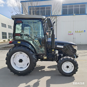 เครื่องจักรกลการเกษตร รถแทรกเตอร์ราคาถูกสำหรับขาย ขับเคลื่อน 4 ล้อ 4x4 60 แรงม้า 70 แรงม้า รถแทรกเตอร์ขนาดเล็กสำหรับฟาร์ม - Product Image 3