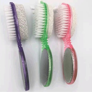 Obsebest — brosse pour pédicure en plastique, double face 4 en 1, pince pour les pieds, enlever les callosités, avec <span class=keywords><strong>pierre</strong></span> <span class=keywords><strong>ponce</strong></span> - Product Image 4
