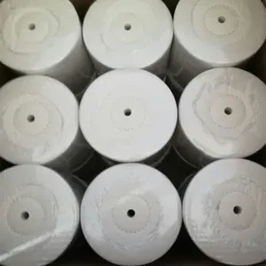 Musselin 6x50 Lage Cotton Buffs White Weiches Polier rad mit Zoll Dorn loch eng genäht (6 Zoll 50 Lagen)