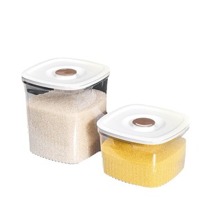 <b>Rice</b> Storage <b>Container</b> Rectangle Airtight Seal Lid 10L Or More Kitchen Food Storage Box For <b>Rice</b> Flour - Product Image 1