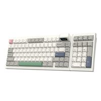 Clavier de jeu modulaire rétro créatif OEM ODM RT98 avec mini-écran détachable, connectivité tri-mode, batterie 8000 mAh, RGB, PBT K