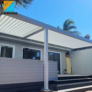 Modelo pesado <span class=keywords><strong>para</strong></span> exteriores, diseño personalizado, persiana ajustable impermeable, cubierta <span class=keywords><strong>de</strong></span> Patio <span class=keywords><strong>para</strong></span> techo, pérgola con persianas <span class=keywords><strong>de</strong></span> aluminio con pantalla con cremallera - Product Image 3