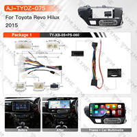 Autoradio multimédia 12,3 pouces, lecteur vidéo, Carplay sans fil, écran pour Toyota Hilux 2015, écran tactile vidéo