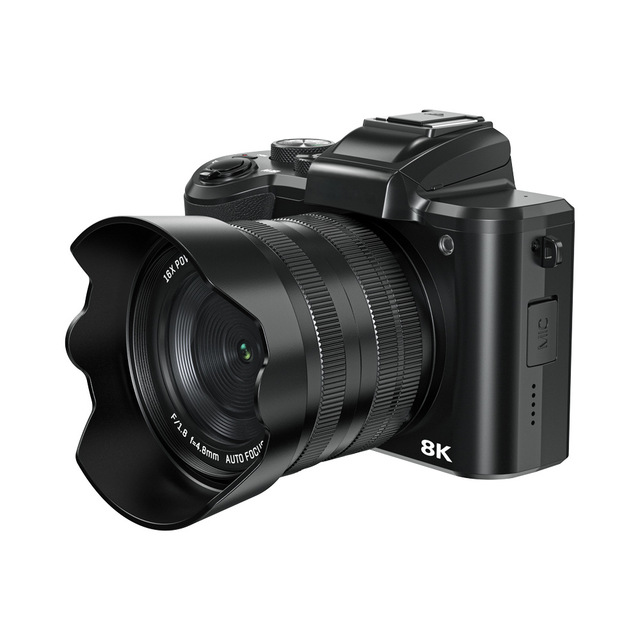 Wholesale Entry-Level 8K HD Student Party Selfie Dslr Camera 18x Digital Zoom 64 Million CMOS Sensor 5k Digital Camera