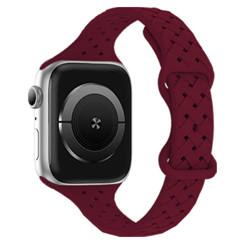 For Watch8 Charm Smartwatch Strap Small Waist Plastic Woven Rubber Buckle Lightweight Durable