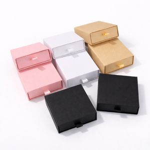 Caja de Joyería de Lujo con Cajón Deslizante Rígido, Caja de Exhibición de Joyería con Inserto de Espuma EVA Personalizada, Estampado en Relieve, Logotipo Personalizado, Servicio OEM - Product Image 6