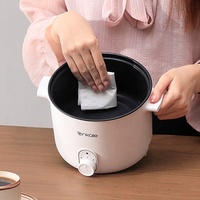 Marmite multifonctionnelle portable de haute qualité 600W poêle antiadhésive mini pot électrique domestique avec cuiseur vapeur