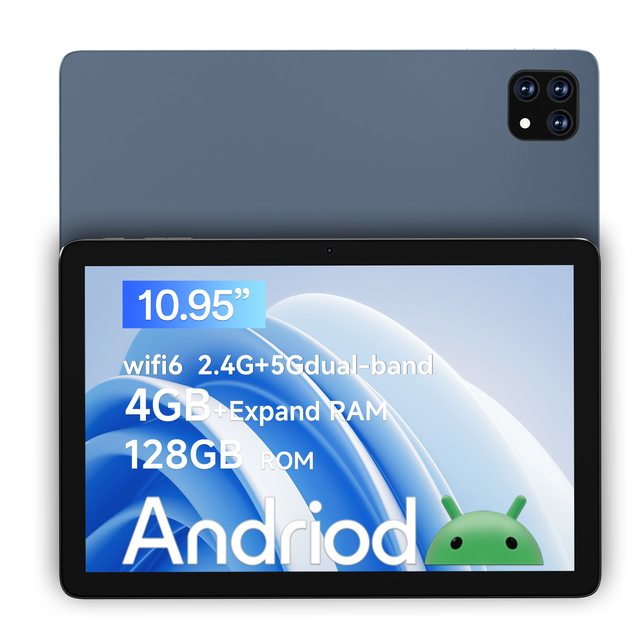 New 10.95-Inch Lightweight 0.54KG Kids Tablet PC Octa Core Allwinner 128MB Storage 1280x800 Display Wi-Fi 6 Capacitive