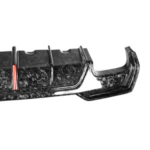 Difusor de Parachoques Trasero Estilo <span class=keywords><strong>K</strong></span> de Fibra de Carbono Forjado con Divisores de Luz LED para <span class=keywords><strong>BMW</strong></span> Serie 4 G22 Sports 2021+ Difusor de Carbono G22 - Product Image 4