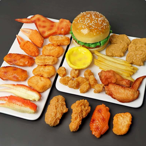 Aimants de réfrigérateur créatifs en PVC, imitation de cuisses et ailes de poulet frites, frites, style New-Orléans, ailes de poulet au cola, accessoires décoratifs - Product Image 5