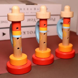 Flauta de madera Trompeta para niños Juguete Educación Música Iluminación Orff Instrumentos musicales Suministro para niños Portátil - Product Image 2