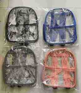 Custom Stylish Women Clear Transparent Pvc <b>Backpack</b> Girl Colorful Transparent Jelly <b>Backpack</b> for <b>Kids</b> - Product Image 6