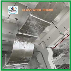 Panneau <span class=keywords><strong>de</strong></span> <span class=keywords><strong>laine</strong></span> <span class=keywords><strong>de</strong></span> <span class=keywords><strong>verre</strong></span> en aluminium jaune <span class=keywords><strong>de</strong></span> haute qualité 32kCheap, ignifuge, matériau d'isolation pour la construction, cloison intérieure, panneau <span class=keywords><strong>de</strong></span> toiture - Product Image 6