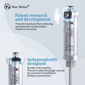 Trasmettitore Integrato Temperatura-Pressione Star-meter CYYZ301 in Acciaio Inox IP65 Design Indipendente <span class=keywords><strong>PT100</strong></span> Doppio Strato 2 Anni - Product Image 2