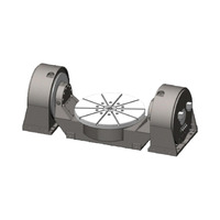Centre d'usinage CNC vertical à cinq axes haute performance SVW125A avec fonction automatique pour l'usinage des métaux