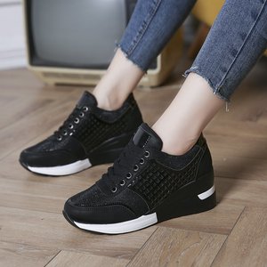 2024 nouveau gros respirant plat grande <span class=keywords><strong>taille</strong></span> chaussures pour femmes sports légers décontracté grosses chaussures - Product Image 4