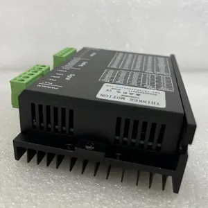 नेमा 23, 24 स्टेपिंग मोटर के लिए सीएनसी कटिंग के लिए ओपन लूप ड्राइव THMDM556 डिजिटल स्टेपर ड्राइवर 1.8~5.6A 20-50VDC (काला)