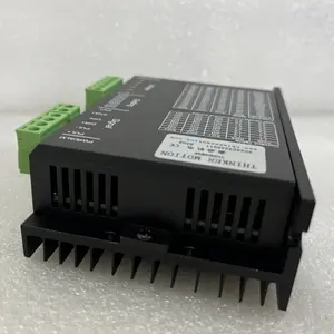 Unidad de bucle abierto THMDM556 Controlador paso a paso digital 1,8 ~ 5.6A 20-50VDC para corte CNC para motor paso a paso Nema 23, 24 (negro)