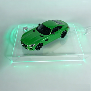 Exhibidor Acrílico con Iluminación LED Multicolor para Modelos de Autos, Coleccionistas y Aficionados - Product Image 1