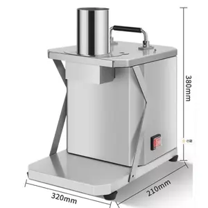 Lyoe-máquina eléctrica de corte de dados automático para restaurante, comercial, de acero inoxidable, para carne congelada, zanahorias y patatas