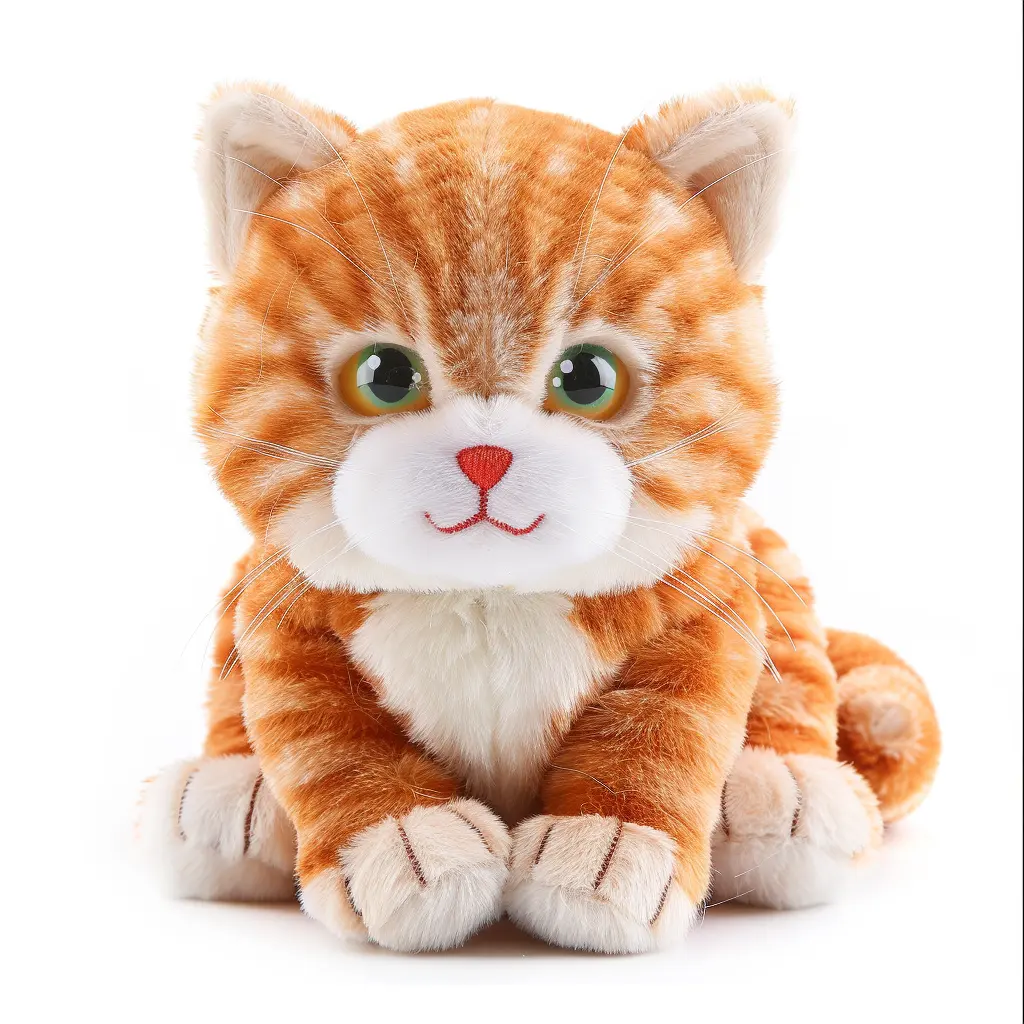 Nouveau design chat en peluche jouets en peluche poupée mignonne en peluche Animal poupée endormie pour garçons et filles