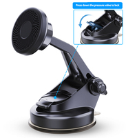 Accessoires pour téléphone portable, support magnétique réglable pour tableau de bord, ventouse, support de téléphone portable, support de voiture à bras long