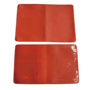 Tre tasche rosso di plastica in PVC titolare della carta per biglietti da visita - Product Image 6
