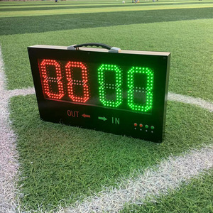 Tableau de Substitution Électronique de Football en Alliage d'Aluminium avec Télécommande Sans Fil <span class=keywords><strong>RYK</strong></span> Modèle 0012, Affichage LED Double Face Rouge - Product Image 3