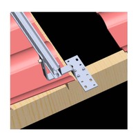 Kit de montage solaire pour toit en tuiles, support de fixation en aluminium pour toit incliné, pour panneaux photovoltaïques, système de support PV |   ART SIGN