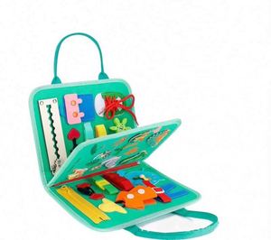 Nuevo Tablero de Fieltro para Niños, Tablero de Actividades Montessori para Educación Temprana, Juguete Sensorial para Niños Pequeños, Libro de Actividades de Fieltro - Product Image 1
