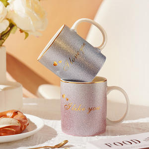 Tazza in Ceramica STARLII Personalizzata con Finitura Perlata e Glitter, Tazza da Caffè per Innamorati, Regalo per Cerimonie Nuziali - Product Image 2