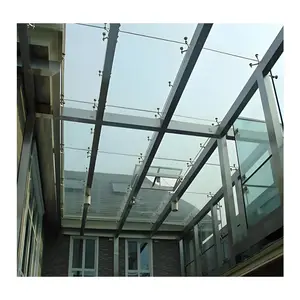 زجاج آمن صناعي للأبنية من الزجاج المقسى عالي الجودة بسعر الجملة