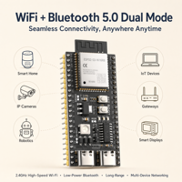 Placa de Desarrollo ESP32 con Chip USB a Serial CP2102/CH9102, Módulo de CPU de Doble Núcleo con WiFi y Bluetooth