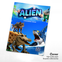 Libro para Colorear de World of Warcraft, el Más Vendido, Diversión para Niños, Libro para Colorear Abstracto con Diseños Alienígenas, Impreso y Personalizado al por Mayor