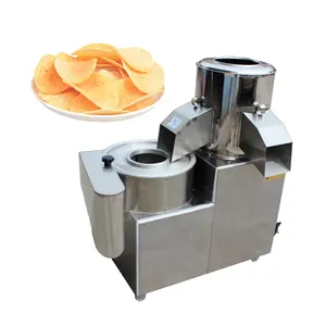 Máquina industrial pequeña para cortar patatas fritas, máquina automática para hacer patatas fritas
