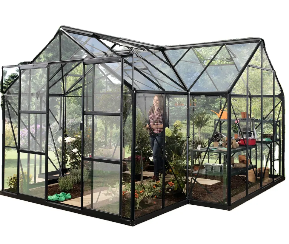 Easy assemble with instruction manual garden greenhouse good price garden greenhouse for family outside plant protection garden